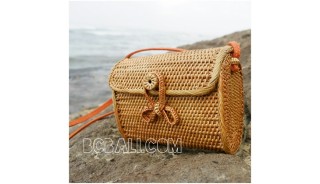 wallet purses bag ata grass hand woven handmade balinese design